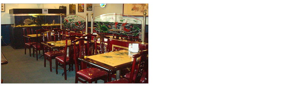 Chinese dining area
